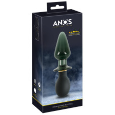 Анальний стимулятор - ANOS Double-Ended Butt Plug With Vibration