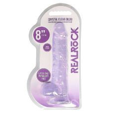 Фалоімітатор - Realrock Dildo 8" Purple