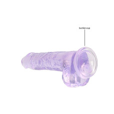 Фалоімітатор - Realrock Dildo 8" Purple