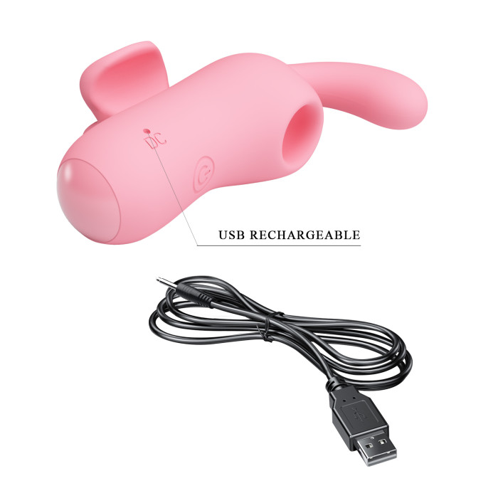 Кліторальний стимулятор на палець - Pretty Love Magic Fairy Stimulator Pink