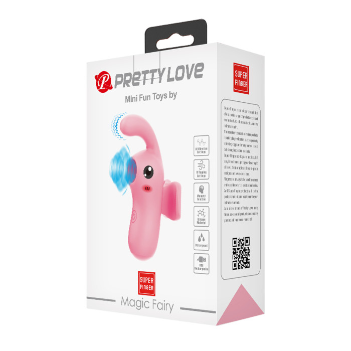 Кліторальний стимулятор на палець - Pretty Love Magic Fairy Stimulator Pink