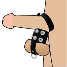 Бондаж - Erospace Wild Play Cock And Ball Strap C20