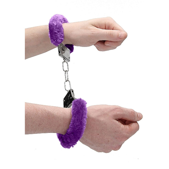 Наручники - Ouch! Beginner's Handcuffs Furry Purple