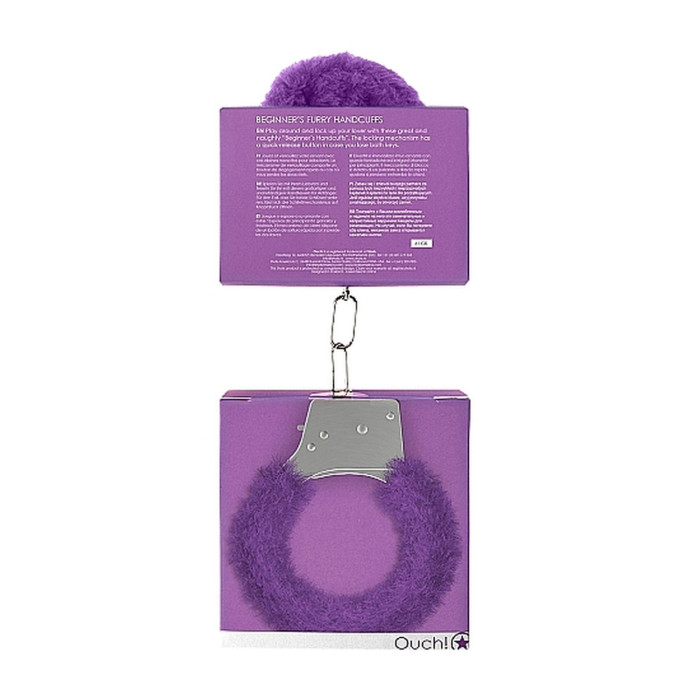 Наручники - Ouch! Beginner's Handcuffs Furry Purple
