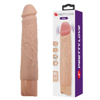 Реалістичний вібратор - Pretty Love Osric Realistic Vibrating Dildo Flesh