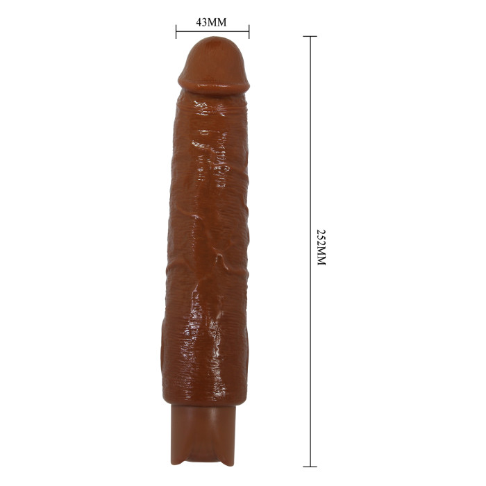 Реалістичний вібратор - Pretty Love Soren Realistic Vibrating Dildo Brown