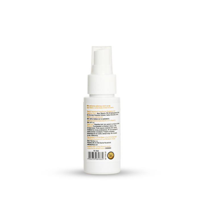 Інтимний спрей-лубрикант для чоловіків - MyLove Man Extreme Potency Med Spray, 50 мл