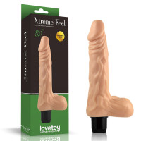 Реалістичний вібратор - Xtreme Feel Vibrator Flesh 8"