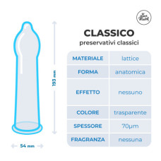Презервативи - Classico (Classic), 6 шт.