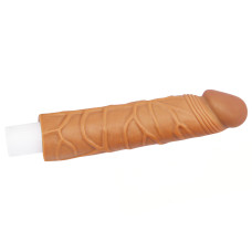 Насадка на член - Pleasure X-Tender Penis Sleeve Add 1" Brown