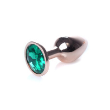 Анальна пробка - Jewellery Red Gold Plug Green