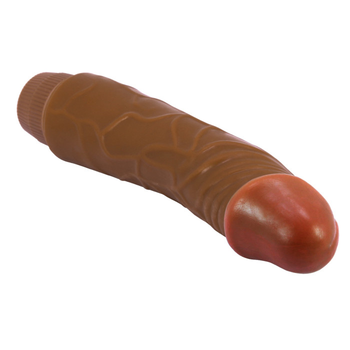 Вібратор - Barbara Jeff Vibrator 7,6" Brown