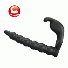 Кільце-насадка для подвійного проникнення - Pretty Love Blackney Vibrating Enhacer Black