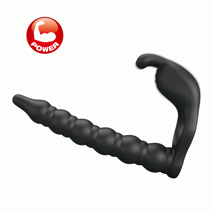 Кільце-насадка для подвійного проникнення - Pretty Love Blackney Vibrating Enhacer Black