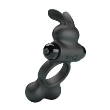 Ерекційне кільце - Pretty Love Vibrant Penis Ring Yusuf Black