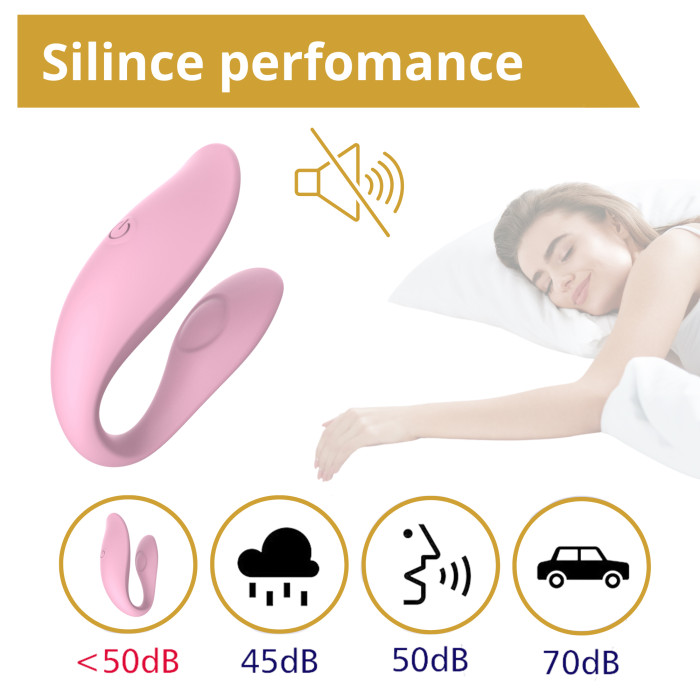 Вібратор - Erospace Sweet Play C-Type Vibrator App Control A7