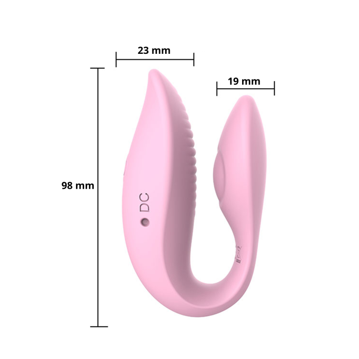 Вібратор - Erospace Sweet Play C-Type Vibrator App Control A7