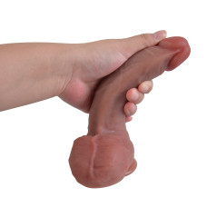 Фалоімітатор - Erospace Natural Play Silicone Dildo D1, 21 см