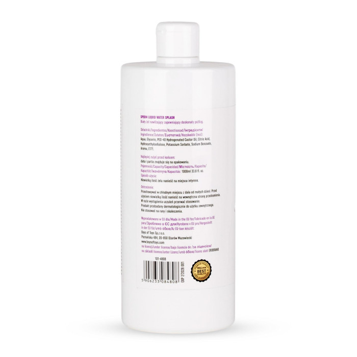 Лубрикант - MyLove Sperm Liquid Water Splash, 1000 мл