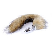 Анальна пробка - Fox Tail Brown, XL