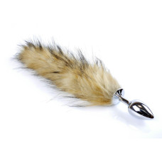 Анальна пробка - Fox Tail Brown, XL