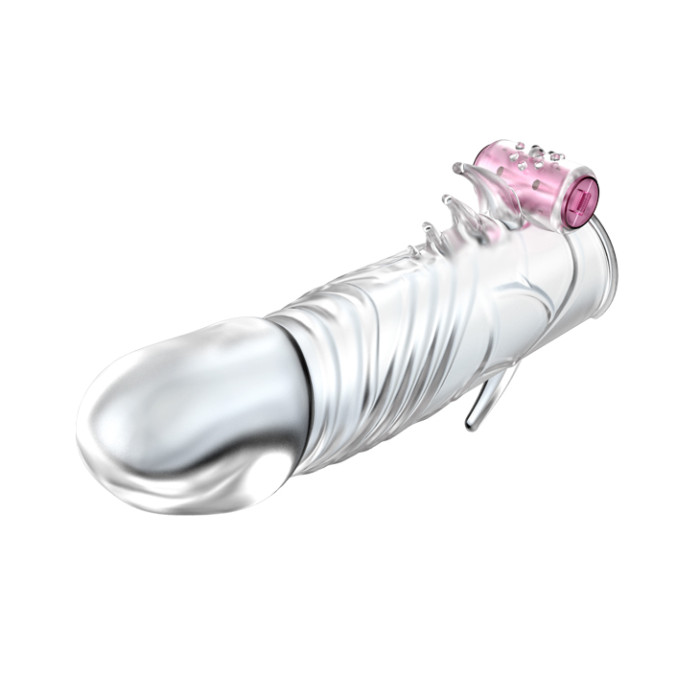 Насадка на член - Penis Sleeve With Vibration, 13 см