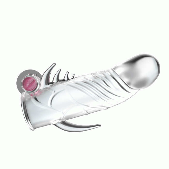 Насадка на член - Penis Sleeve With Vibration, 13 см