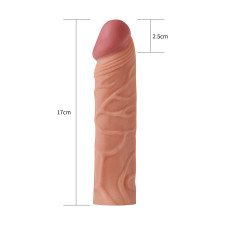 Насадка на член - Pleasure X-Tender Penis Sleeve Add 1" Flesh