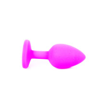 Анальна пробка - Jewellery Silicone Pink Plug S Light Blue