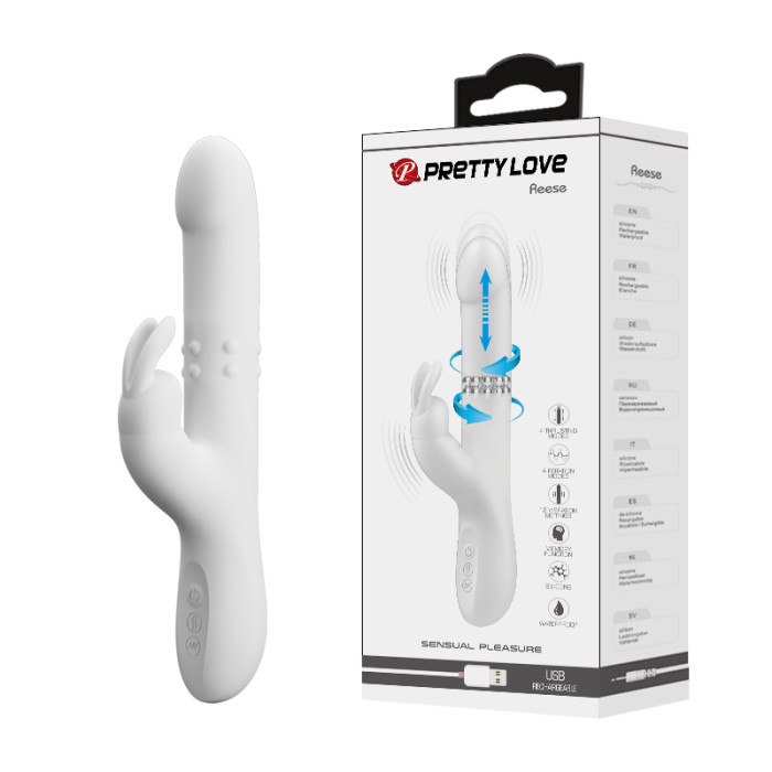 Вібратор - Pretty Love Reese Vibrator White