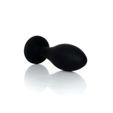 Анальна пробка - Jewellery Silicone Black Plug L Clear