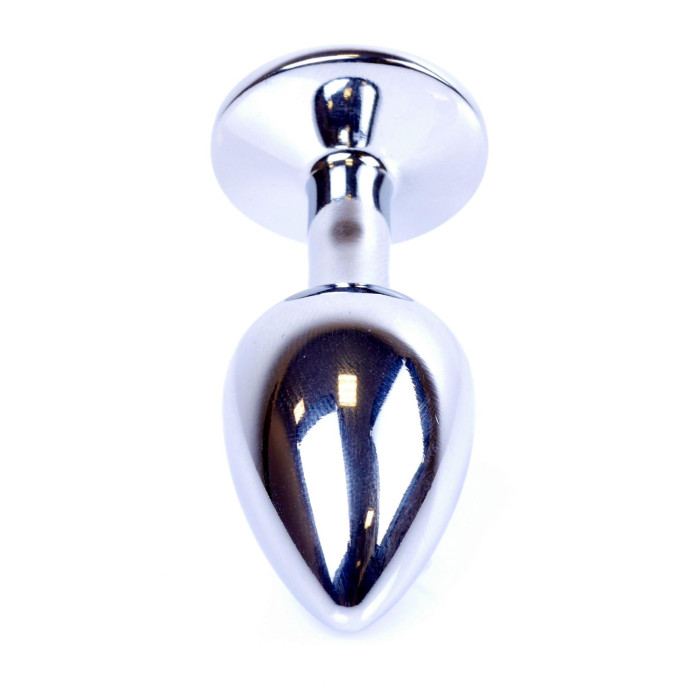 Анальна пробка - Jewellery Silver Plug - Light Blue