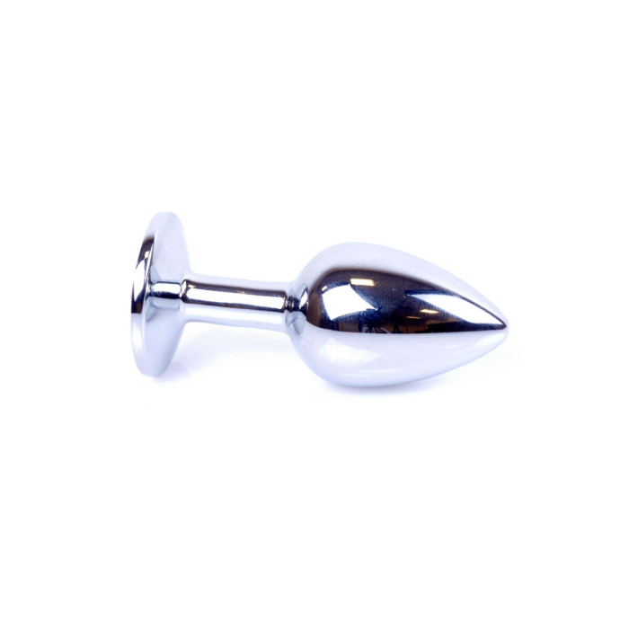 Анальна пробка - Jewellery Silver Plug - Light Blue