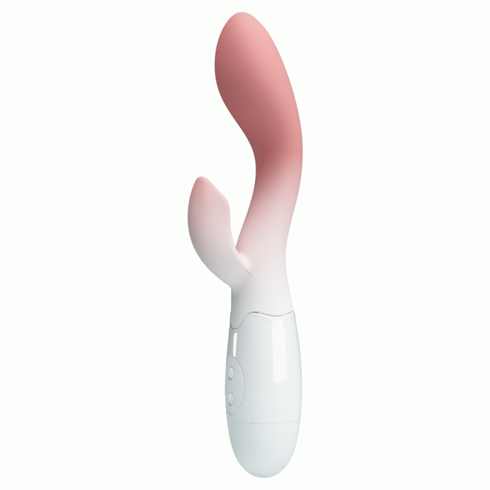 Вібратор - Pretty Love Brighty Vibrator White/Pink