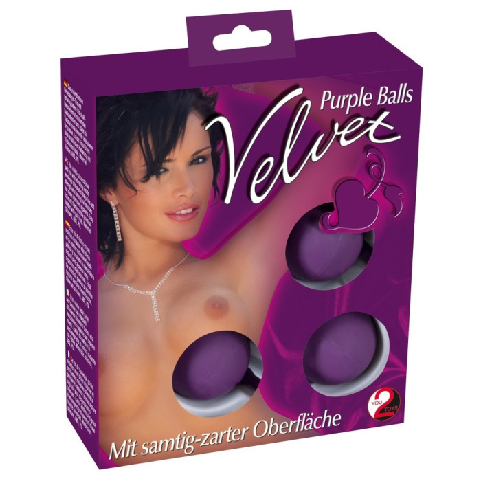 Вагінальні кульки - Velvet Balls Triple