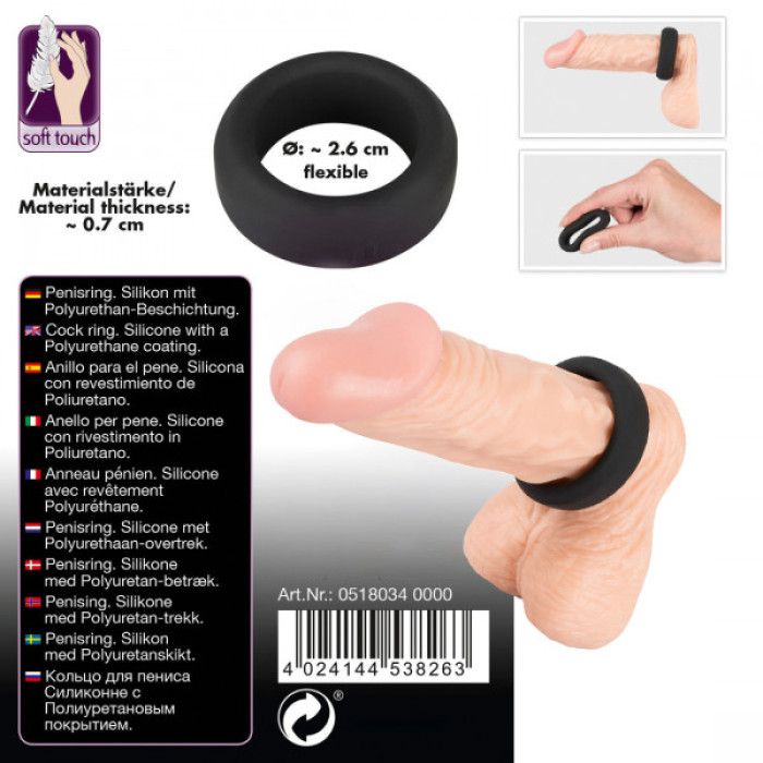 Ерекційне кільце - Black Velvets Cock Ring, 2,6 см