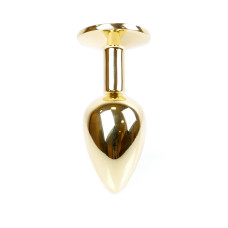 Анальна пробка - Jewellery Gold Plug Light Pink