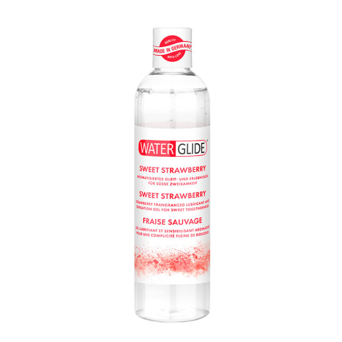 Лубрикант - WaterGlide Sweet Strawberry, 300 мл
