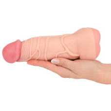 Насадка на член/мастурбатор - Nature Skin 2in1 Extension+Masturbator (+8 см)