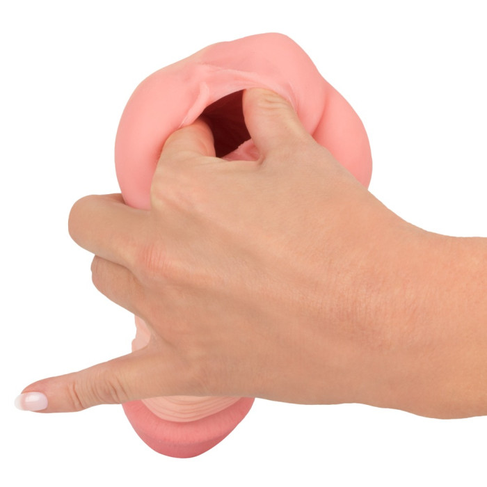 Насадка на член/мастурбатор - Nature Skin 2in1 Extension+Masturbator (+8 см)