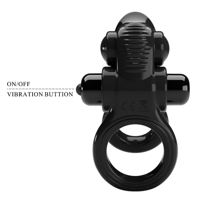 Ерекційне кільце - Pretty Love Passionate Ring Black
