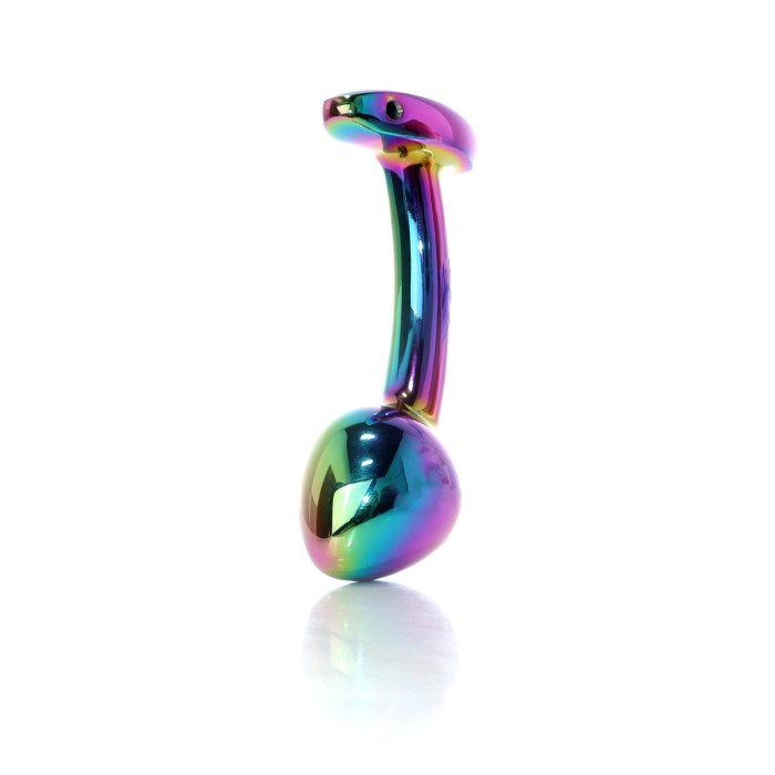 Анальна пробка - Jewellery Multicolour Curved Plug L