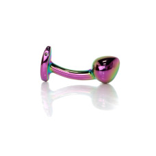 Анальна пробка - Jewellery Multicolour Curved Plug L