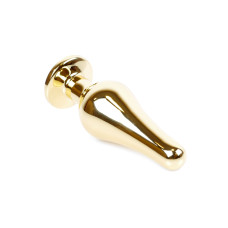 Анальна пробка - Jewellery Gold BUTT PLUG- Clear