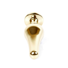 Анальна пробка - Jewellery Gold BUTT PLUG- Clear