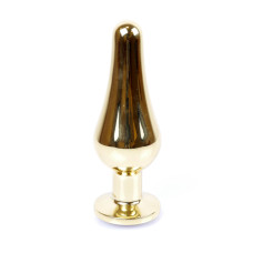 Анальна пробка - Jewellery Gold BUTT PLUG- Clear