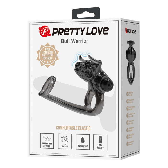 Ерекційне кільце - Pretty Love Bull Warrior, 10 vibration functions