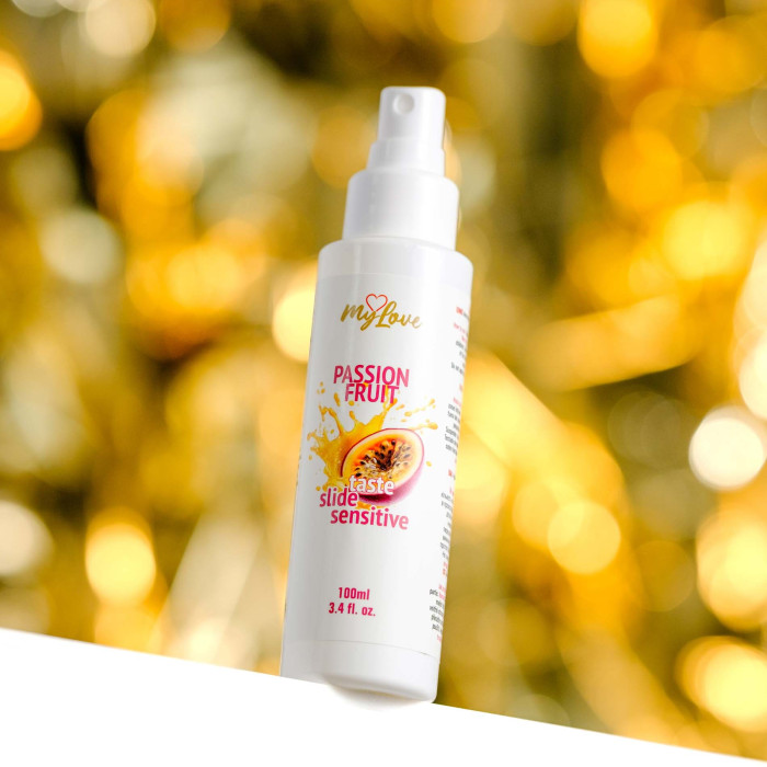 Інтимний гель-лубрикант - MyLove Taste Slide Sensitive Passion Fruit, 100 мл