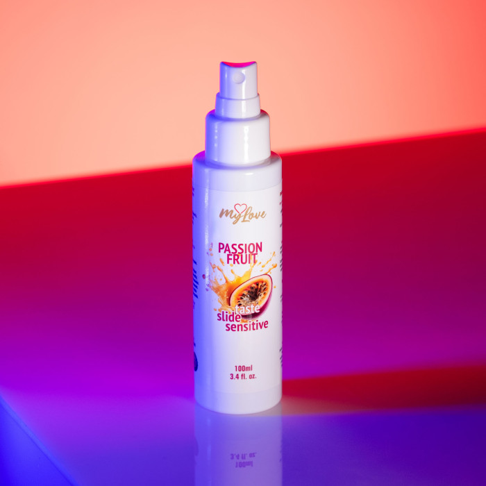 Інтимний гель-лубрикант - MyLove Taste Slide Sensitive Passion Fruit, 100 мл