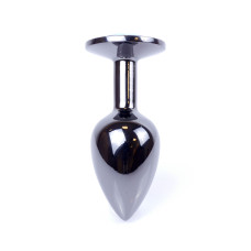 Анальна пробка - Jewellery Dark Silver Plug Pink